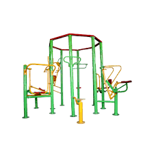 Outdoor 8 Station Multi Gym Equipment